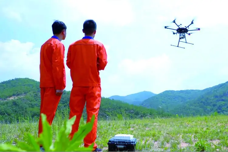 北流无人机倾斜摄影巡检拍摄